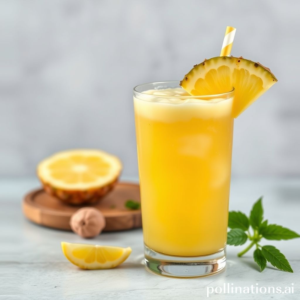 Refreshing Pineapple Ginger Juice Recipe A Delicious Blend of Tropical